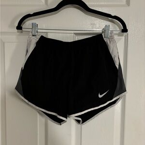 Woman’s Small Nike Gray and Black Workout Shorts